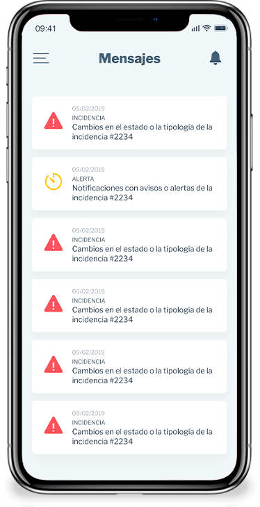 Imágen de muestra de la app para móviles